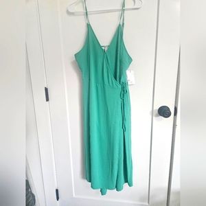 Nine West Sea Green Wrap Dress